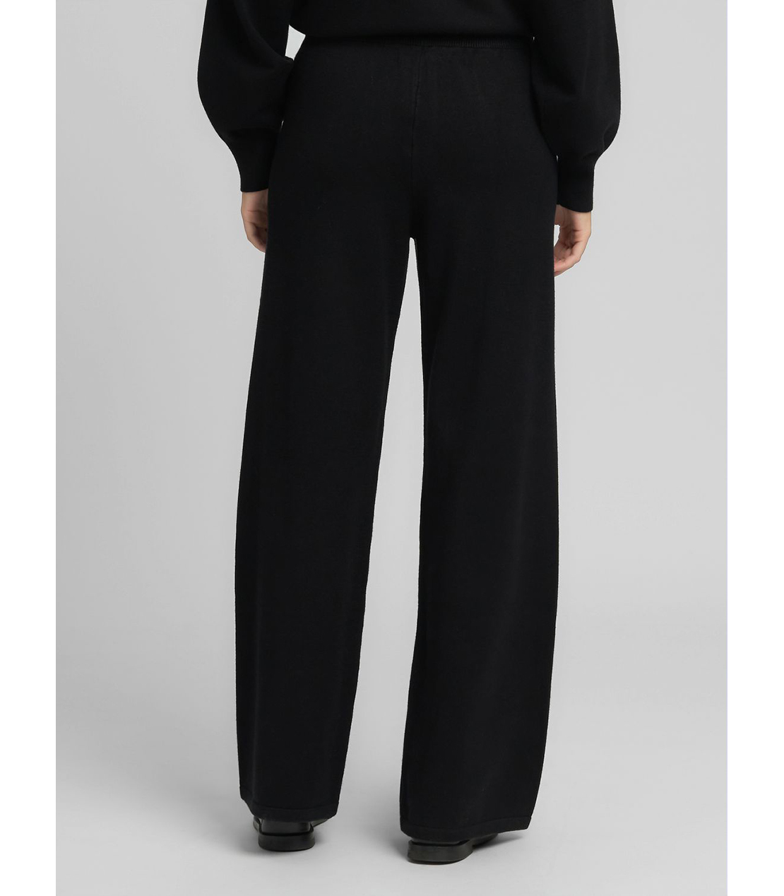 レギュラーフィット ニットパンツ（セットアップ） 詳細画像 ブラック 3